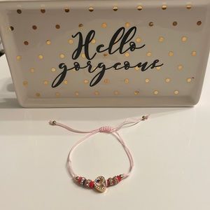 Heart String Evil Eye Bracelet